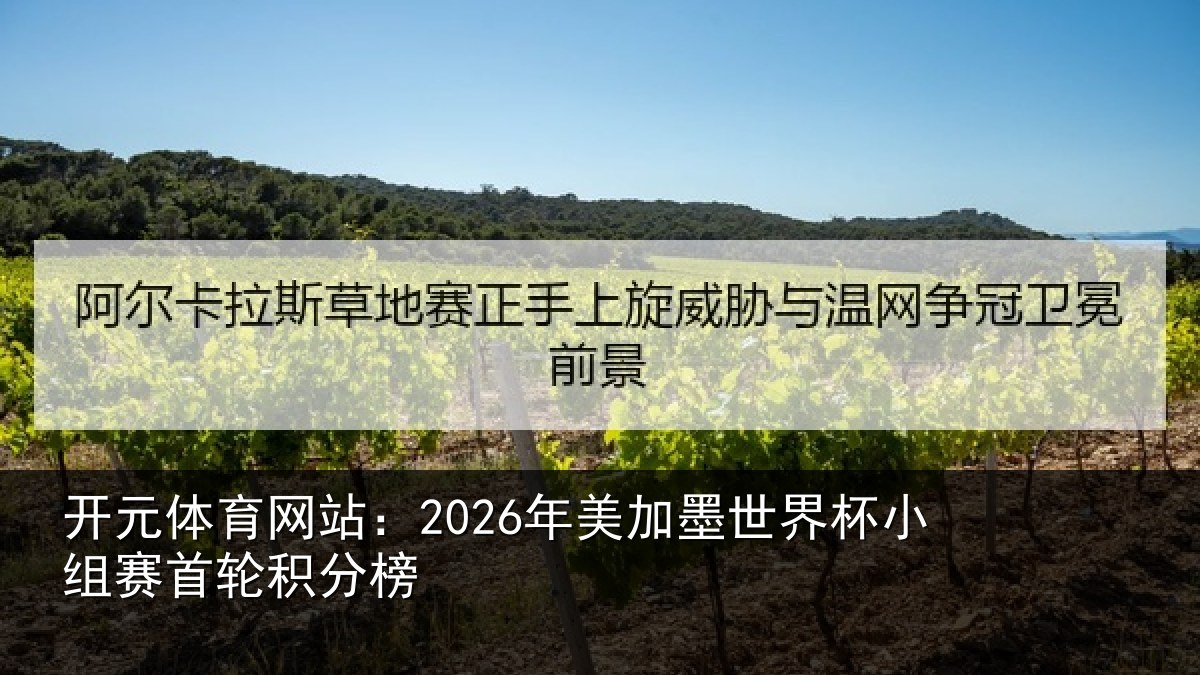 开元体育网站:2026年美加墨世界杯小组赛首轮积分榜